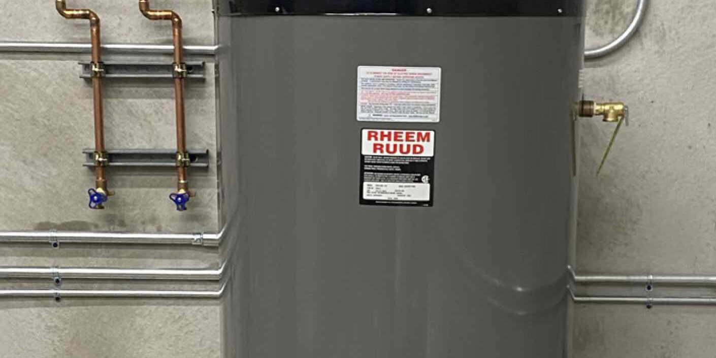 Hot water tank replacement image