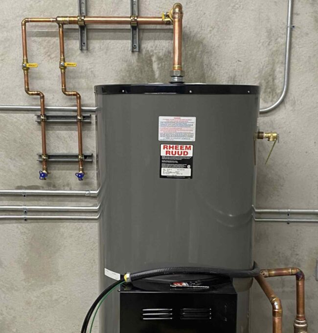 Hot water tank replacement image