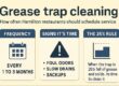 Grease trap cleaning service in Hamilton